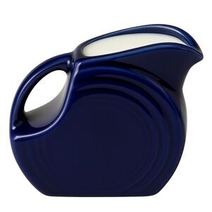 Fiestaware Fiesta Small Mini Disk Pitcher CARAFE Twilight Blue 5 OZ CERAMIC